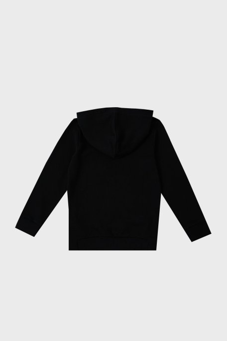 Balmain Pamuklu Kapüşonlu Çocuk Sweat 6O4580 OX370 930 SİYAH - Balmain (1)