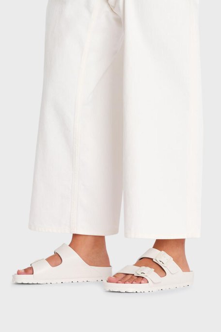 Birkenstock Arizona Eva Çift Bantlı Kadın Terlik 1027384 KREM - Birkenstock (1)