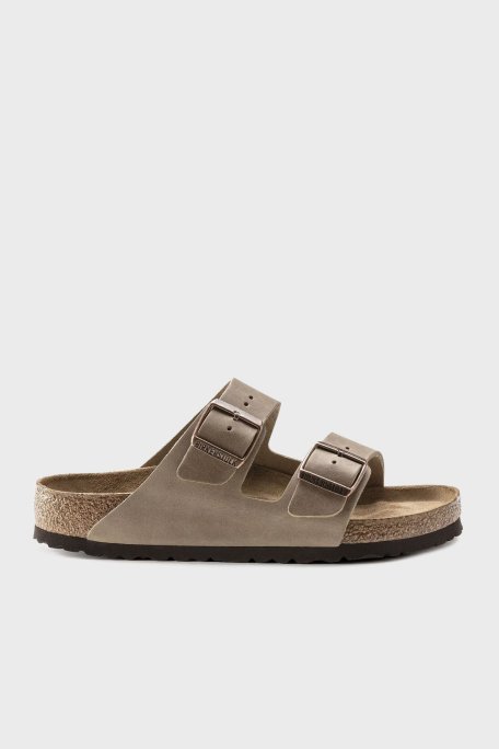 Birkenstock Arizona Sfb Leoi Çift Bantlı Unisex Terlik 552813 AÇIK KAHVE - Birkenstock
