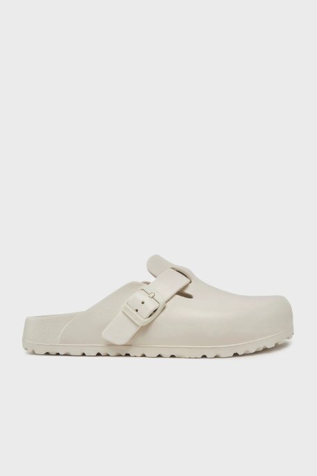 Birkenstock Boston Eva Kemer Detaylı Kadın Terlik 1027382 KREM - Birkenstock