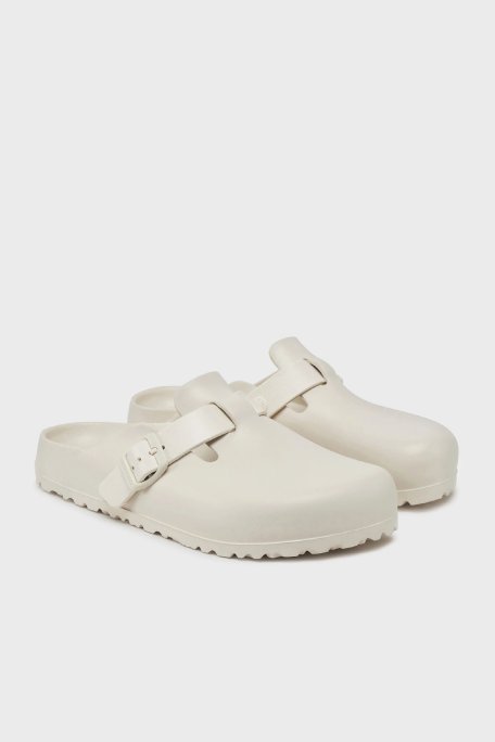 Birkenstock Boston Eva Kemer Detaylı Kadın Terlik 1027382 KREM - Birkenstock (1)