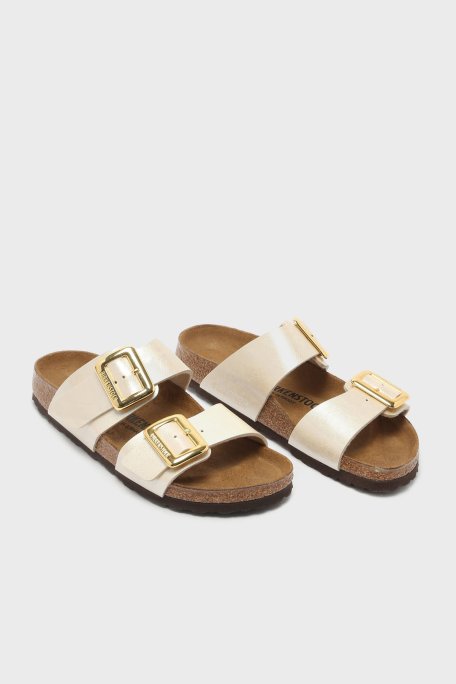 Birkenstock Sydney Cushion Çift Bantlı Kadın Terlik 1029492 BEJ - Birkenstock (1)