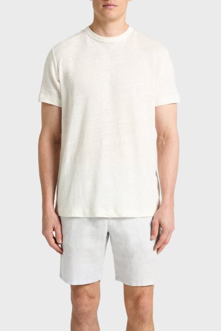 Bluemint % 100 Keten Relaxed Fit Normal Bel Bermuda Erkek Short BM25004384MS 1162 GRİ - Bluemint