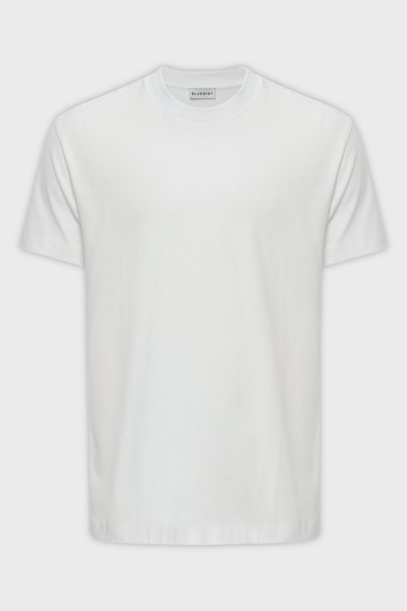 Bluemint % 100 Pamuk Comfort Fit Bisiklet Yaka Erkek T Shirt BM25001389MS 112 BEYAZ - Bluemint