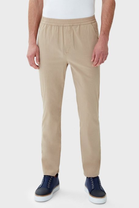 Bluemint Ace Pamuk Karışımlı Esnek Bel Bantlı Comfort Fit Jogger Erkek Pantolon BM23009256MS 214 CAMEL - Bluemint