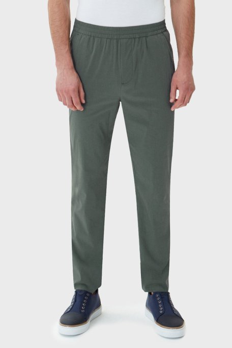 Bluemint Ace Streç Pamuklu Comfort Fit Erkek Pantolon BM24009256MS 123 HAKİ - Bluemint