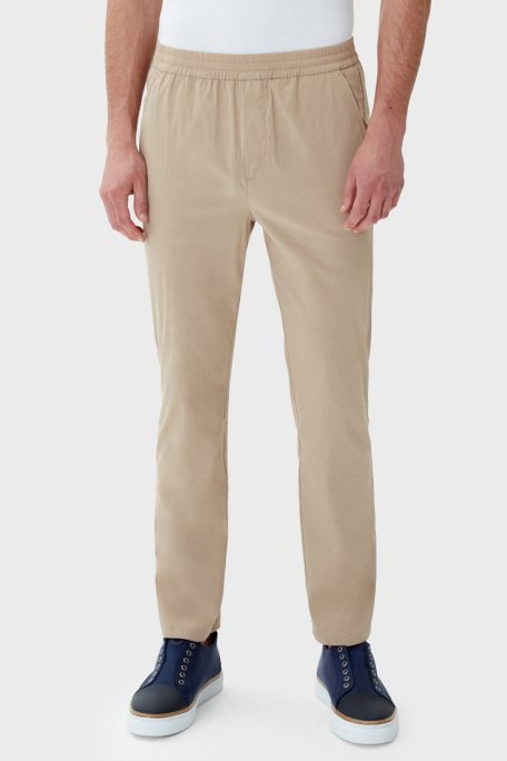 Bluemint Ace Streç Pamuklu Comfort Fit Erkek Pantolon BM24009256MS 214 CAMEL - Bluemint