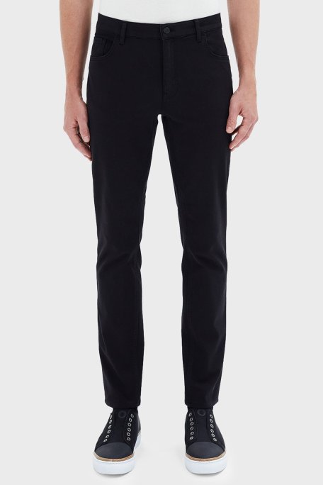 Bluemint Act Streç Pamuklu Slim Fit Normal Bel Düz Paça Erkek Pantolon BM24009178MS 111 SİYAH - Bluemint