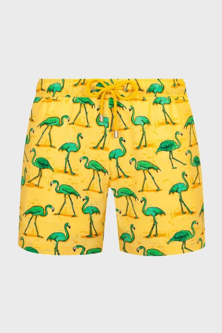 Bluemint Arthus Stretch Regular Fit Deniz Şortu Hızlı Kuruyan Erkek Mayo Short BM23003131MS 930 SARI-YEŞİL - Bluemint (1)