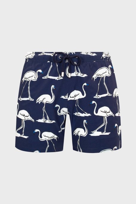 Bluemint Arthus Stretch Regular Fit Deniz Şortu Hızlı Kuruyan Erkek Mayo Short BM23003131MS 935 LACİVERT-BEYAZ - Bluemint (1)