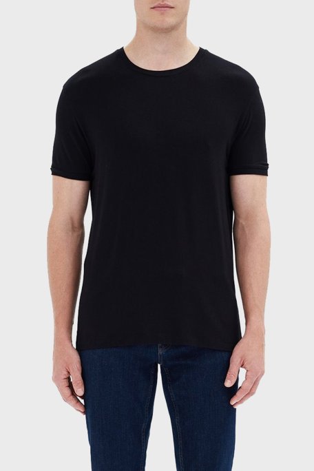 Bluemint Atıl Streç Pamuklu Fitted Basic Erkek T Shirt BM23001056MS 111 SİYAH - Bluemint