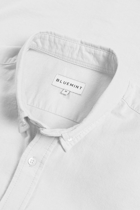 Bluemint Bm Oxford % 100 Pamuk Relaxed Fit Erkek Gömlek BM22002273MW 112 BEYAZ - Bluemint (1)