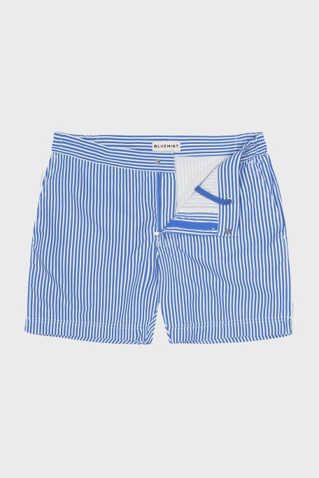 Bluemint Bond Tailored Fit Deniz Şortu Hızlı Kuruyan Erkek Mayo Short BM22003012MS 270 MAVİ-BEYAZ - Bluemint (1)