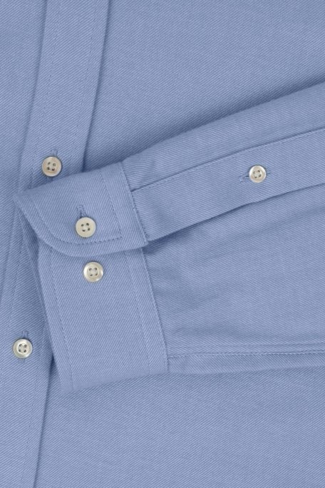 Bluemint Carlos % 100 Regular Fit Düğmeli Yaka Erkek Gömlek BM25002677MW 1237 AÇIK MAVİ - Bluemint (1)