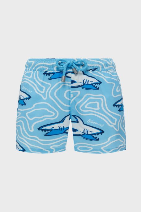 Bluemint Cepli Deniz Şortu Hızlı Kuruyan Çocuk Mayo Short BM24008167BS 1061 MAVİ - Bluemint (1)