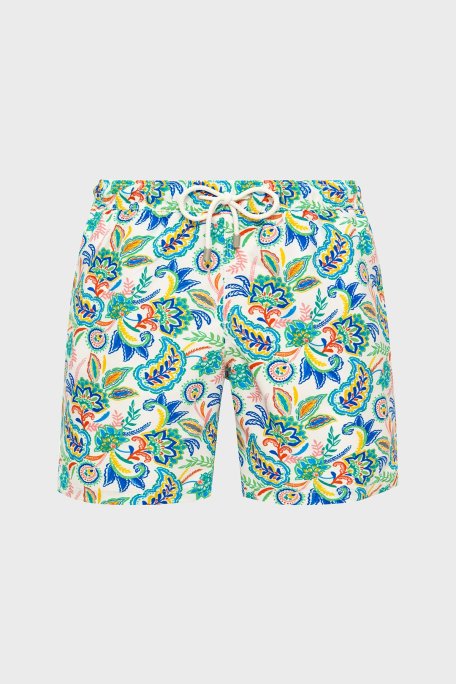 Bluemint Cepli Deniz Şortu Hızlı Kuruyan Erkek Mayo Short BM24003011MS 1049 BEYAZ - Bluemint (1)