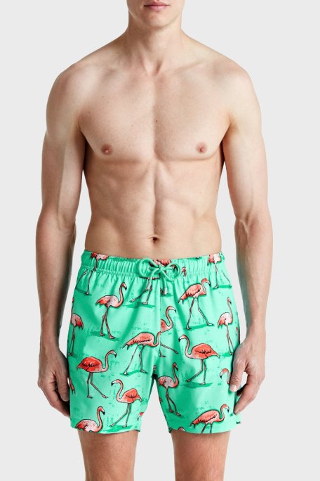 Bluemint Cepli Deniz Şortu Hızlı Kuruyan Erkek Mayo Short BM24003131MS 1053 MİNT - Bluemint