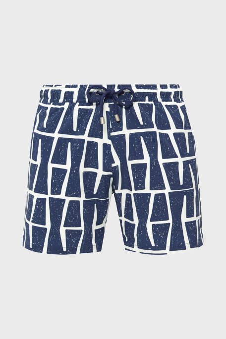 Bluemint Cepli Deniz Şortu Hızlı Kuruyan Erkek Mayo Short BM24003131MS 1056 LACİVERT - Bluemint (1)