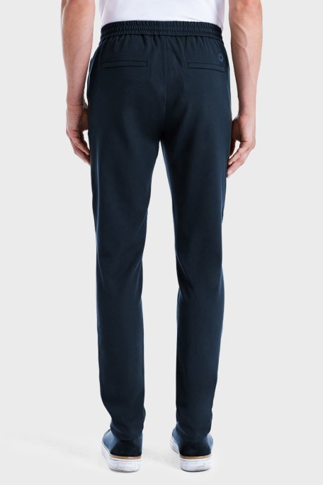 Bluemint Comfort Fit Belden Bağlamalı Düz Paça Jogger Erkek Pantolon BM25009160MW 155 LACİVERT - Bluemint (1)