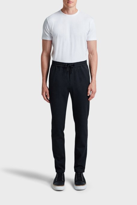 Bluemint Comfort Fit Belden Bağlamalı Düz Paça Jogger Erkek Pantolon BM25009351MW 500 ANTRASİT - Bluemint (1)