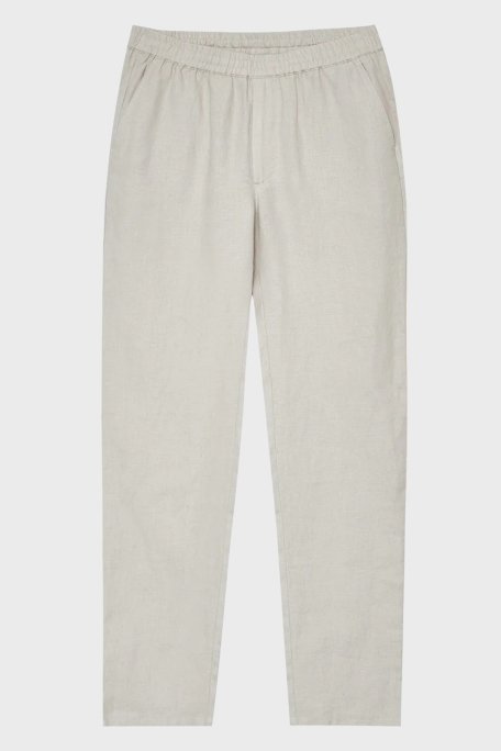 Bluemint Comfort Normal Bel Daralan Paça Keten Jogger Erkek Pantolon EDANJOGG 1328 BEJ - Bluemint (1)