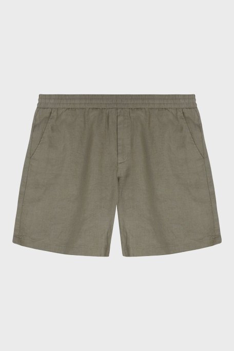 Bluemint Edmund % 100 Keten Comfort Fit Erkek Short BM24004384MS 1021 AÇIK YEŞİL - Bluemint