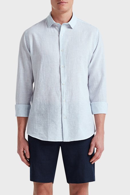 Bluemint Edmund Pamuklu Slim Fit Bermuda Erkek Short BM22004051MS 155 LACİVERT - Bluemint