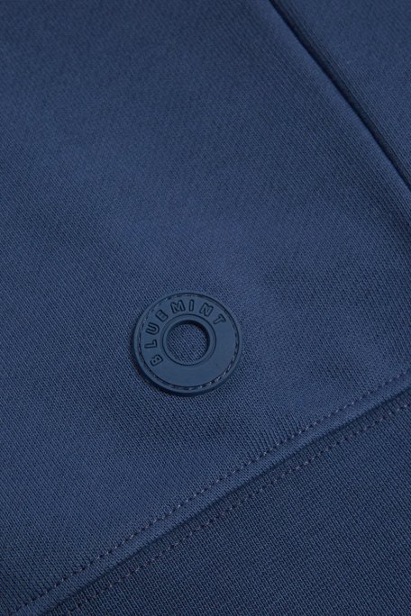 Bluemint Fenix % 100 Pamuk Regular Fit Bisiklet Yaka Erkek Sweat BM24019097MW1 104 KOYU MAVİ - Bluemint (1)