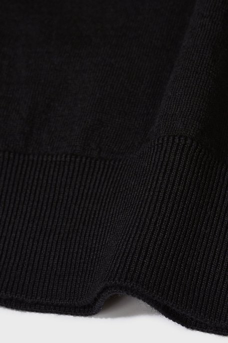 Bluemint Frank % 100 Yün Regular Fit Bisiklet Yaka Erkek Kazak BM2420101MW 111 SİYAH - Bluemint (1)