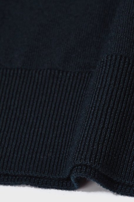 Bluemint Frank % 100 Yün Regular Fit Bisiklet Yaka Erkek Kazak BM2420101MW 155 LACİVERT - Bluemint (1)