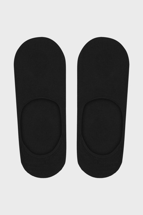 Bluemint Logolu Bambu Karışımlı Babet Erkek Çorap BM250234854A 111 SİYAH - Bluemint (1)