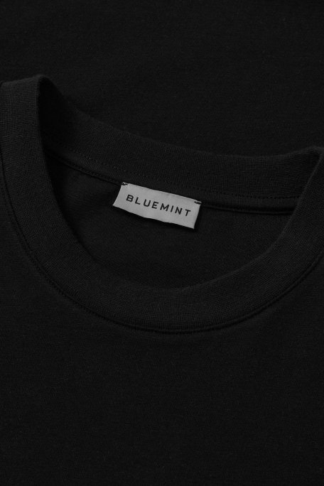 Bluemint Nolan % 100 Pamuk Relaxed Fit Bisiklet Yaka Erkek T Shirt BM25001479MS 111 SİYAH - Bluemint (1)