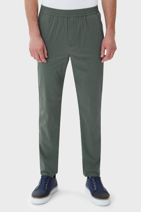 Bluemint Pamuklu Comfort Fit Daralan Paça Jogger Erkek Pantolon BM25009256MS 123 HAKİ - Bluemint