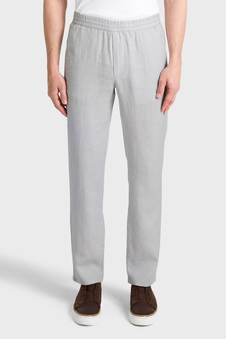 Bluemint Pamuklu Comfort Fit Lastikli Bel Daralan Paça Erkek Pantolon BM25009296MS1 162 GRİ - Bluemint