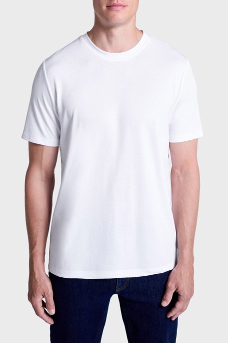 Bluemint Seth Comfort Fit Bisiklet Yaka Basic Erkek T Shirt BM25001333MW 112 BEYAZ - Bluemint