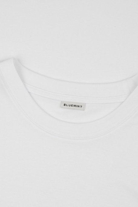 Bluemint Seth Comfort Fit Bisiklet Yaka Basic Erkek T Shirt BM25001333MW 112 BEYAZ - Bluemint (1)