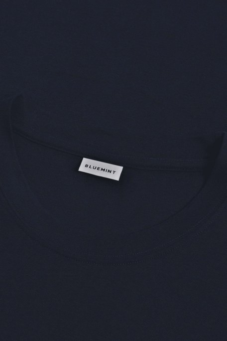 Bluemint Seth Long Modal Comfort Fit Bisiklet Yaka Uzun Kollu Erkek T Shirt BM24001334MW 155 LACİVERT - Bluemint (1)