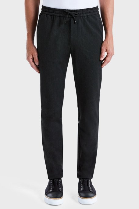 Bluemint Streç Comfort Fit Normal Bel Düz Paça Jogger Erkek Pantolon BM24009160MW 500 ANTRASİT - Bluemint