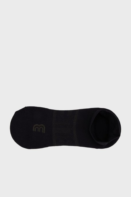 Bluemint Streç Logolu 3 Pack Bilek Erkek Çorap BM24023559A4 111 SİYAH - Bluemint (1)