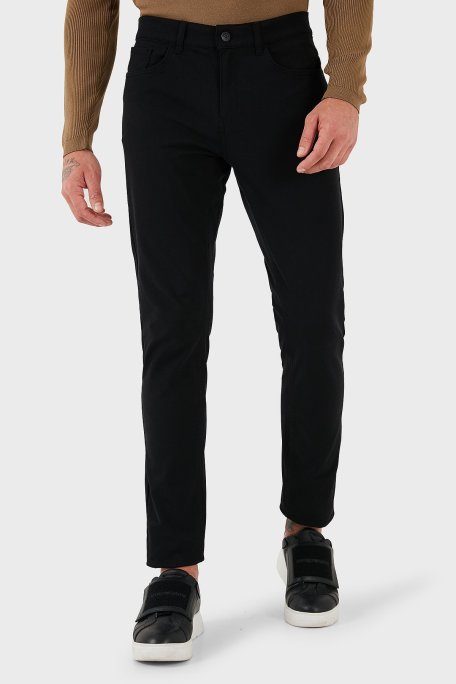 Bluemint Streç Pamuklu Regular Fit Normal Bel Düz Paça Jeans Erkek Kot Pantolon BM23009178MS 111 SİYAH - Bluemint