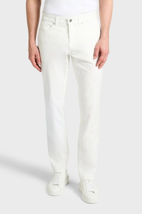 Bluemint Streç Pamuklu Tapered Fit Daralan Paça Erkek Pantolon BM25009361MS 112 BEYAZ - Bluemint