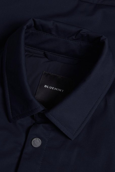 Bluemint Su Geçirmez Comfort Fit Cepli Erkek Gömlek Ceket BM24030337MW 167 LACİVERT - Bluemint (1)