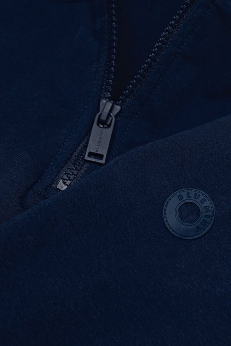 Bluemint Wesley Streç Pamuklu Regular Fit Dik Yaka Erkek Sweat BM23019247MW 155 LACİVERT - Bluemint (1)