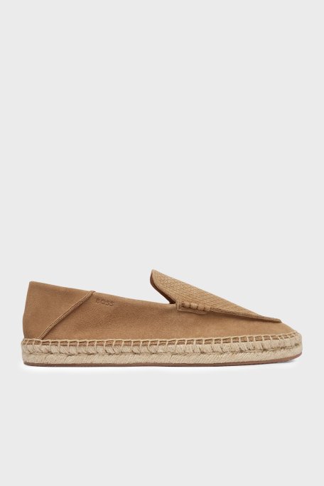 Boss % 100 Deri Erkek Espadril 50563149 260 BEJ - Boss