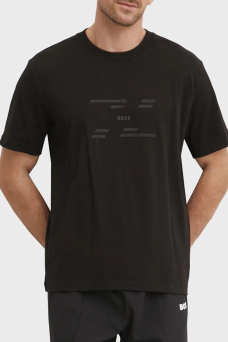 Boss % 100 Pamuk Regular Fit Bisiklet Yaka Erkek T Shirt 50530997 001 SİYAH - Boss