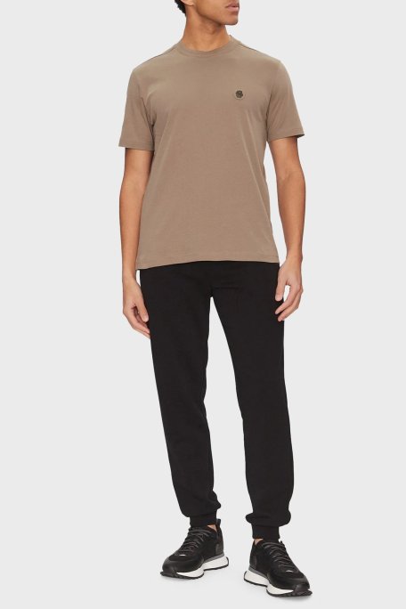 Boss % 100 Pamuk Regular Fit Bisiklet Yaka Erkek T Shirt 50531569 334 HAKİ - Boss (1)