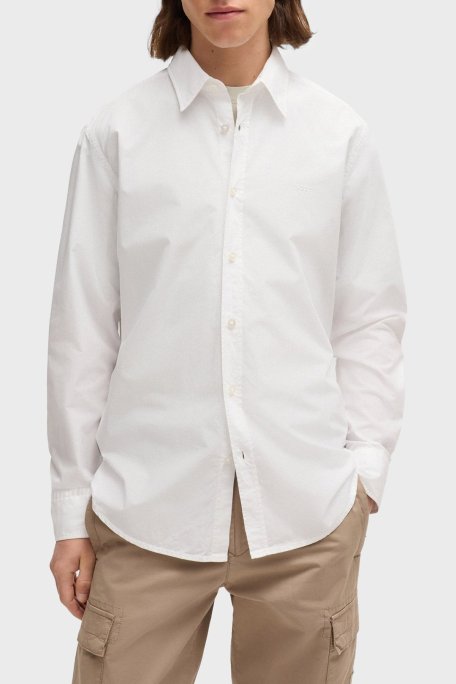 Boss % 100 Pamuk Regular Fit Kent Yaka Erkek Gömlek 50518304 100 BEYAZ - Boss