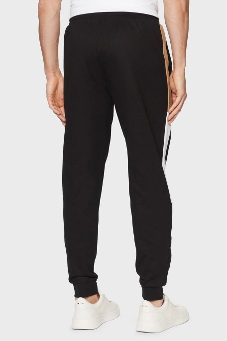 Boss % 100 Pamuk Regular Fit Ribanalı Paça Jogger Erkek Pantolon 50535786 001 SİYAH - Boss (1)