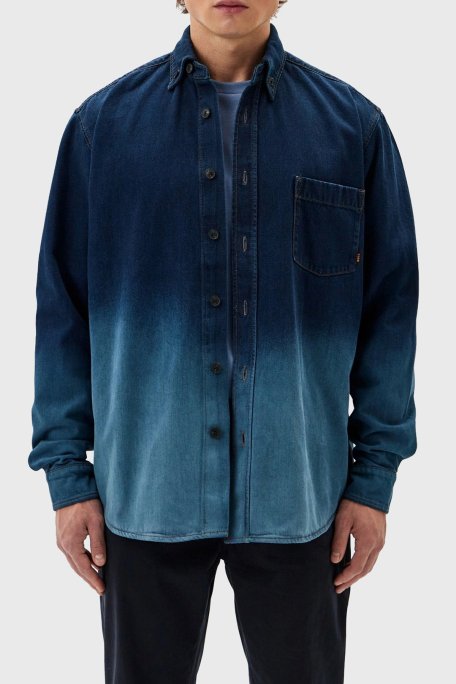 Boss % 100 Pamuklu Regular Fit Erkek Gömlek 50520967 407 LACİVERT - Boss