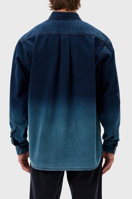 Boss % 100 Pamuklu Regular Fit Erkek Gömlek 50520967 407 LACİVERT - Boss (1)